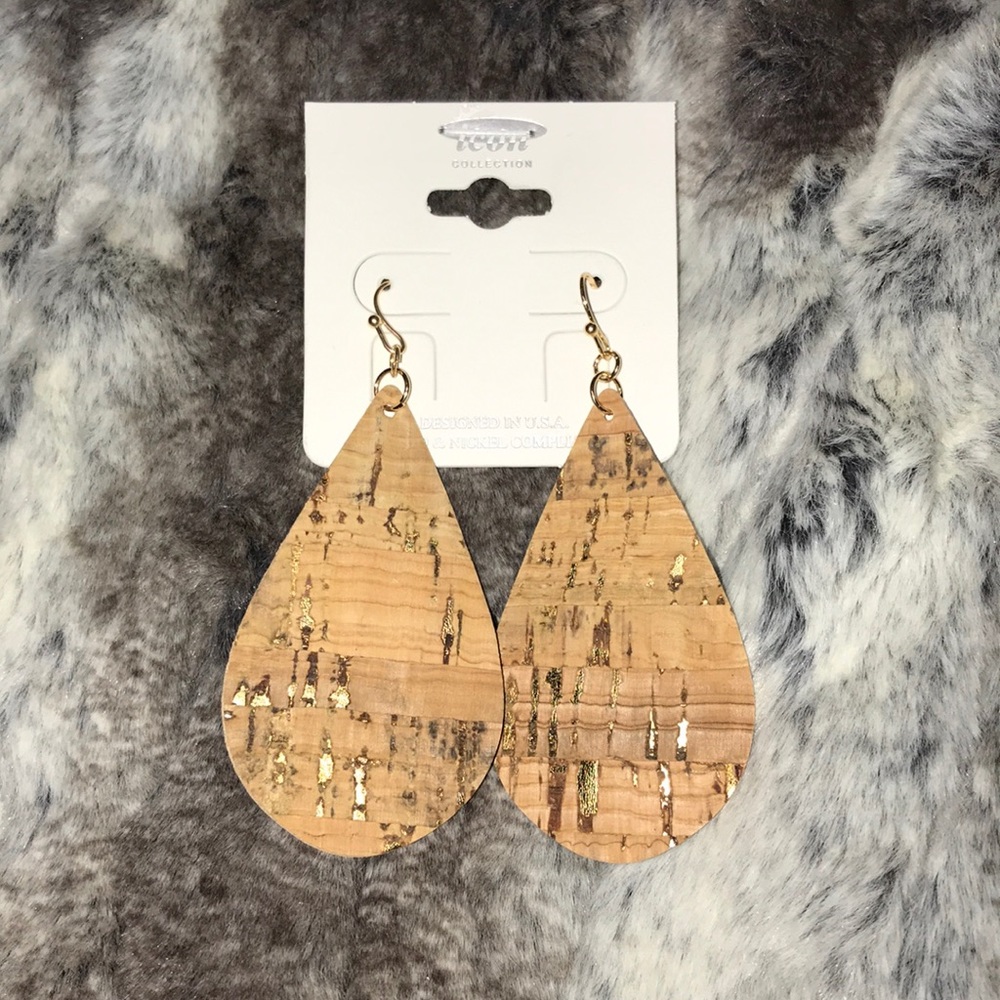 Cork earrings